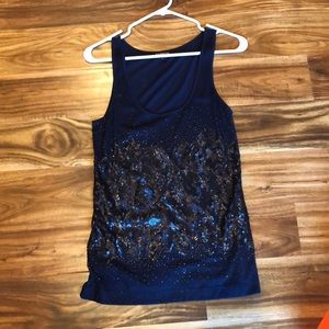 Express navy blue tank, small